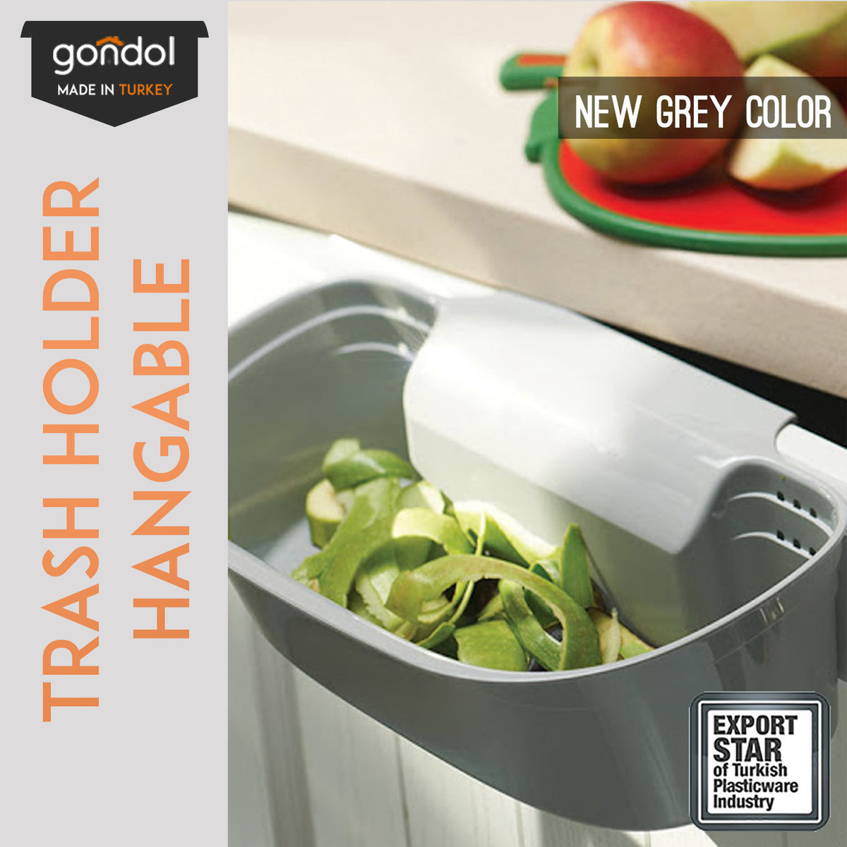 Bio Garbage Bin Trash Holder - Hangable